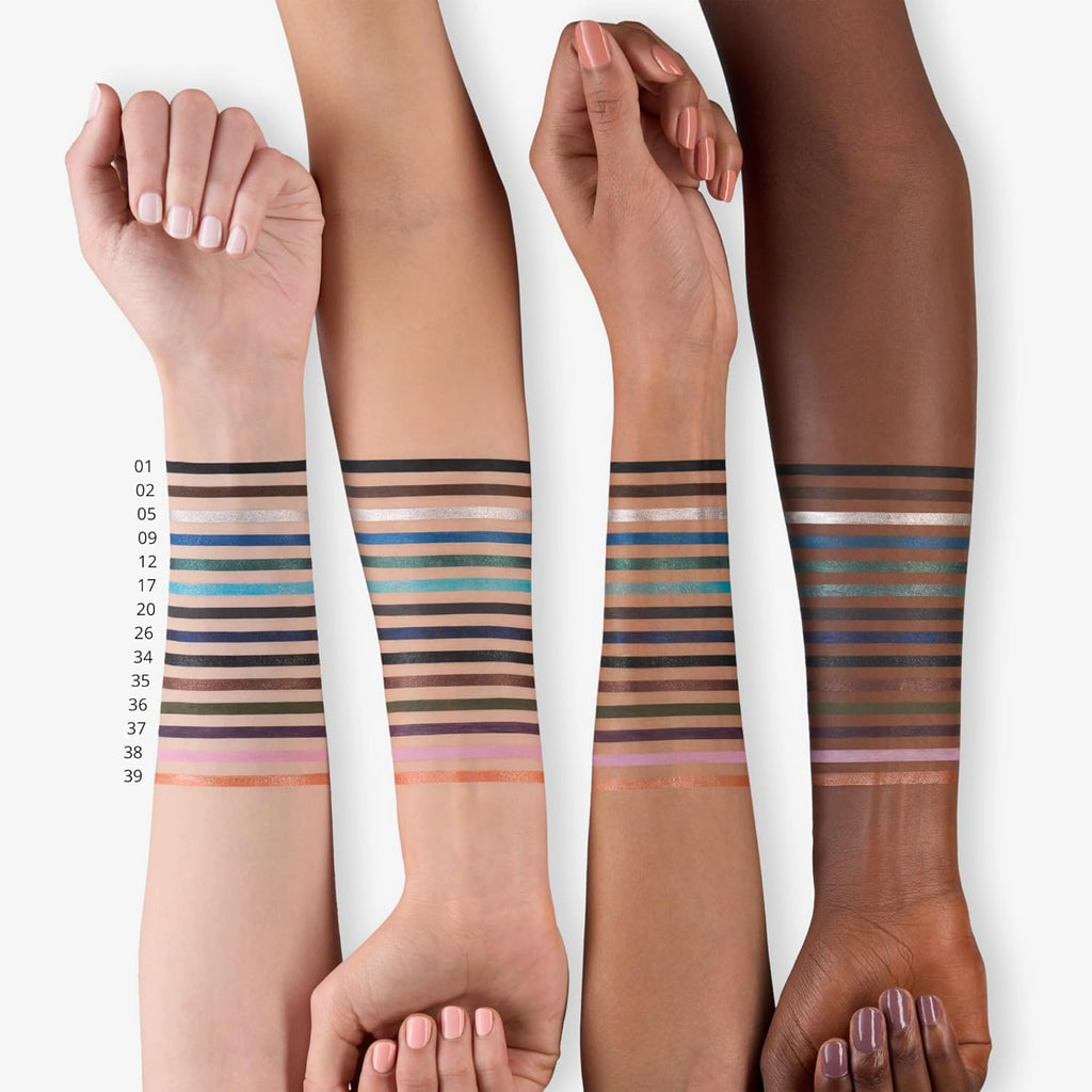 Essence Kajal Pencil 01 Black | Smooth Glide Eye Pencil | Long Lasting Waterproof Kajal | Easy to Apply & Blend | Smudge Resistant Matte Finish | Everyday Eye Makeup Essential | 1g